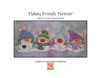 Flakey Friends Forever 191w x 71h by CM Designs 22-1160 YT