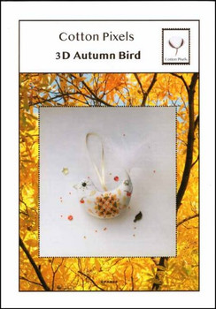 YT 3D Autumn Bird 55W x 37H Cotton Pixels