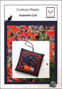 Autumn Cat 51 x 51 Cotton Pixels 22-1637 YT