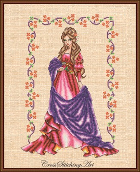 Juliet 154w x 225h by Cross Stitching Art 22-1774