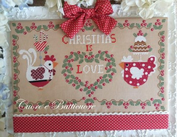 Christmas Is Love 280w x 170h by Cuore E Batticuore 22-2878