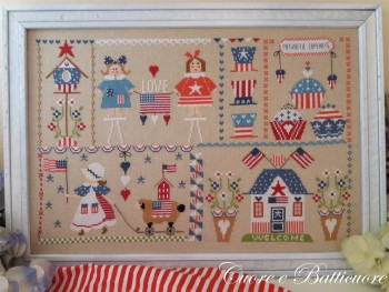 Stars And Stripes In Quilt 240w x 160h by Cuore E Batticuore 22-1772