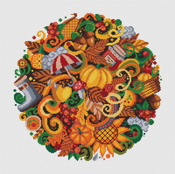 Autumn Artmishka Counted Cross Stitch Pattern