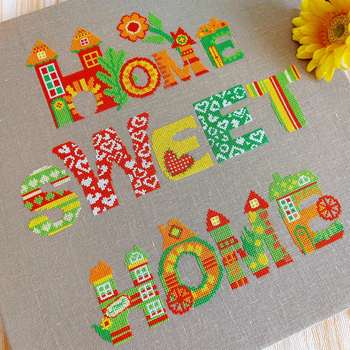 Home Sweet Home Artmishka Counted Cross Stitch Pattern