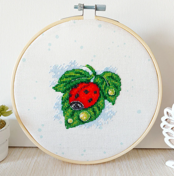 Lucky Ladybug Artmishka Counted Cross Stitch Pattern