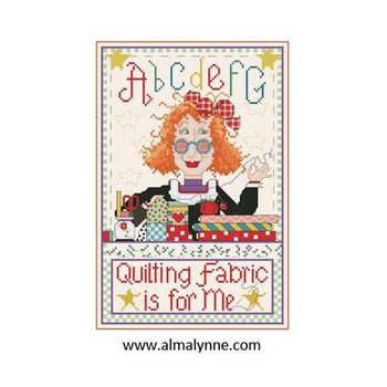 Quilting Fabric is for ME! 92w x 140h Alma Lynne Originals