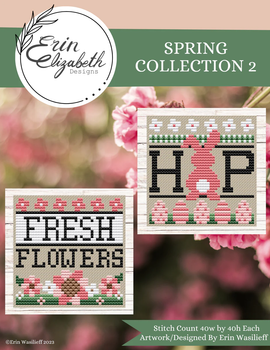 Spring Collection 2 40 x 40 Each Erin Elizabeth Designs