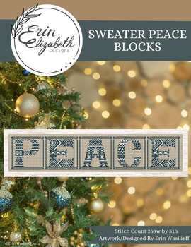 Sweater Peace Blocks 263 x 51  Erin Elizabeth Designs