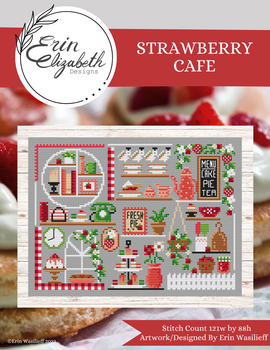 Strawberry Cafe 121 x 88 Erin Elizabeth Designs