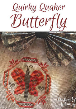 Quirky Quaker - Butterfly 41w x 41h  by Darling & Whimsy Designs 22-1581