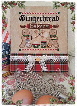 Gingerbread Bakery 96w x 92h by Fairy Wool In The Wood 23-1392