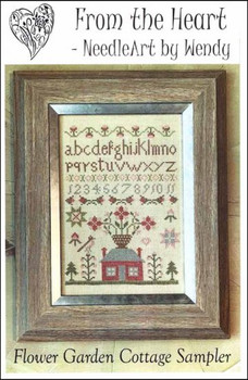 YT Flower Garden Cottage Sampler 79 x 115  by From The Heart