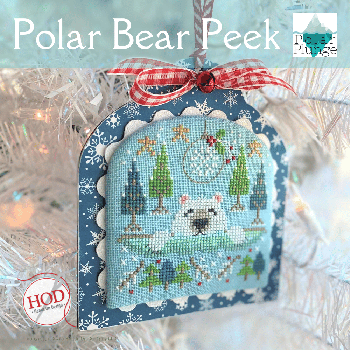 Polar Bear Peek by Hands On Design 23-1745 YT