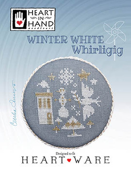 Winter White Whirligig 46h x 45w by Heart In Hand Needleart 23-1082 YT