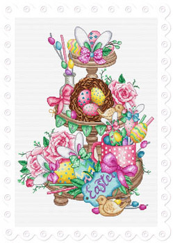 Easter On A Platter by Les Petites Croix De Lucie 21-1349