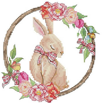 Spring's Rabbit by Les Petites Croix De Lucie 21-1659