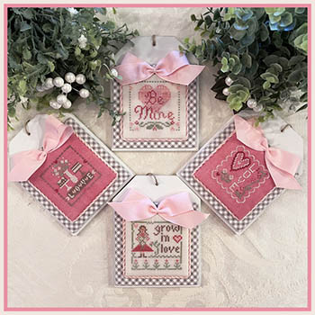 Cross Stitch Petites - Loveable Petites 39w x 39h Each by Little House Needleworks 23-1005