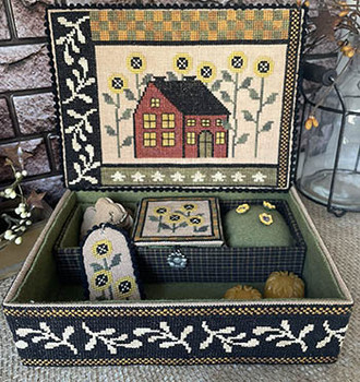 Red House Sewing Box by Mani Di Donna DD 23-1408