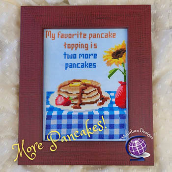 More Pancakes! by Meridian Designs For Cross Stitch 23-1915 DD