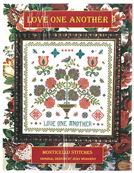 Love One Another 216W x 217H by Monticello Stitches 23-1103 YT
