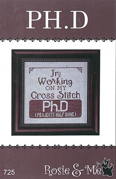 Ph.D 100w x 96h by Rosie & Me Creations 23-1621