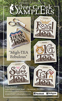 Migh-Tea Fobulous 29 x 29 by Silver Creek Samplers 23-1804 YT