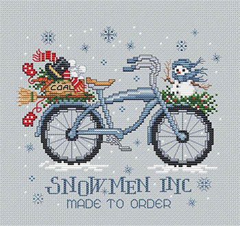 Snowmen Inc 100w x 89h by Sue Hillis Designs 23-2261