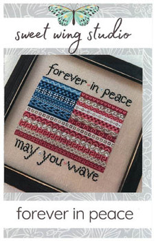 Forever In Peace Stitch count: 91 x 98 by Sweet Wing Studio 22-1858 YT