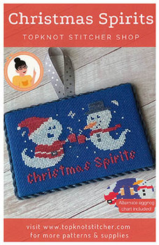 Christmas Spirits 68w x 42h by TopKnot Stitcher 23-1728