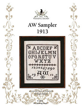 AW Sampler 1913 by Wishing Thorn 23-1149