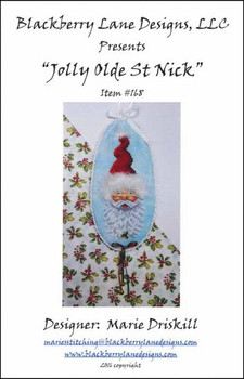 YT Jolly Olde St Nick Ornament Blackberry Lane Designs 36w x 95h