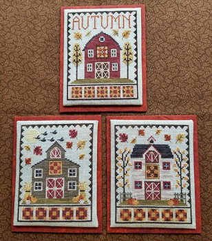 Autumn Barn Trio 61w x 77h by Waxing Moon Designs 23-2219 YT