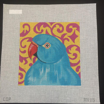 AN115 Colors of Praise Blue Parrot-Animal 7x7 13M