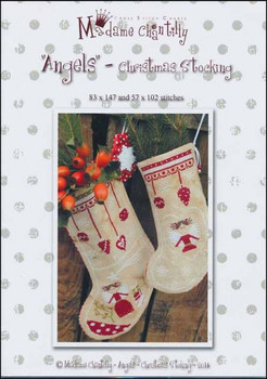 YT Angels Christmas Stocking 2014 Madame Chantilly