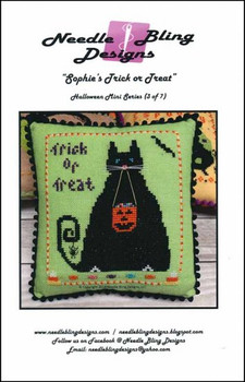 YT Halloween Mini: Sophie's Trick Or Treat 72h x 64w by Needle Bling Designs