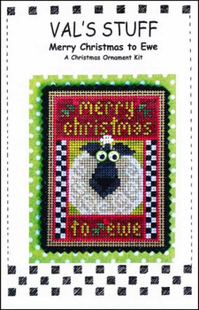 YT Merry Christmas to Ewe Kit 56h x 41w. by Vals Stuff