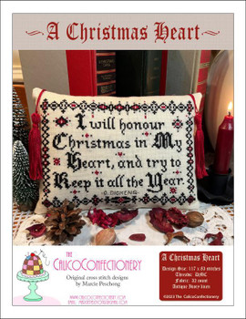 A Christmas Heart  117w x 83h Calico Confectionery