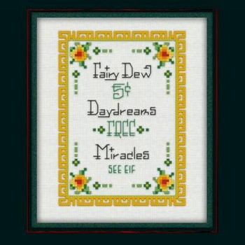 Fairies Series, Fairy Dew Daydreams Miracles 55 W x 75 H stitches by Carousel Charts
