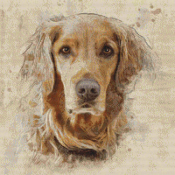 Golden Retriever - Artistic 200w x 200h DogShoppe Designs