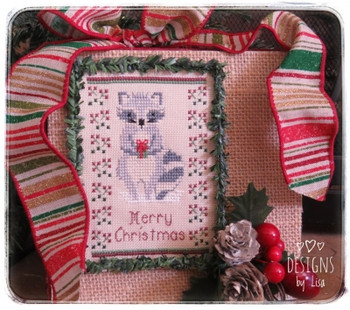 DBL224 W Merry Christmas Lil' Bandit by Designs By Lisa