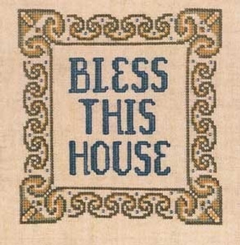 EL74 Bless This House Elizabeth's Needlework Designs