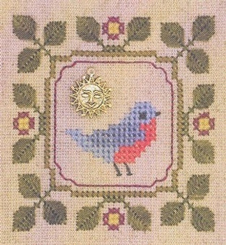 ELL51 Bluebird Song Elizabeth's Needlework Designs