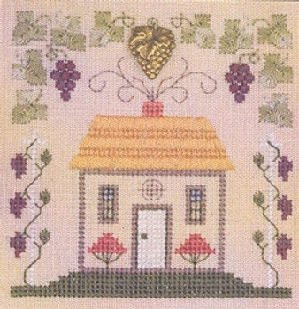 ELL53 Grapevine Cottage Elizabeth's Needlework Designs