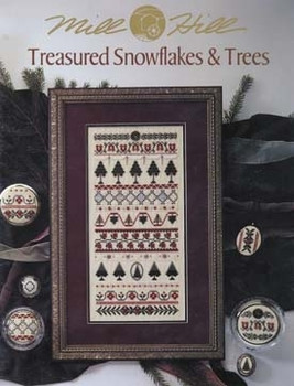 MHP57 Treasured Snowflakes & Trees Mill Hill Publications