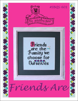 FRIENDS ARE 75W X 76H The Stitching Bear