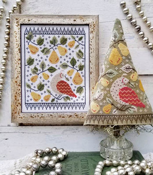 First Day Of Christmas Sampler& Tree by Hello From Liz Mathews 20-1954