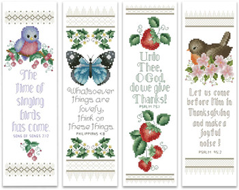 Biblical Bookmarks Volume 2 42w x 147h Kitty And Me Designs