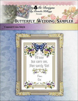 Butterfly Wedding Sample 98 w X 142 h  Kitty And Me Designs