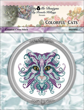 Colorful Cat Blizzard 91 w X 86 h Kitty And Me Designs