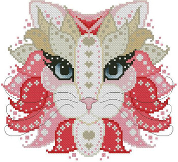 Colorful Cat Jeannie 101w x 92h Kitty And Me Designs